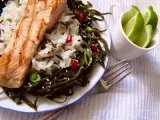 Rețetă Somon cu salata de alge marine(salmon &seaweed salad)