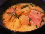 Rețetă Supa de cartofi cu afumatura si tarhon