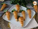 Morcovi din foitaj - aperitivul drăguț de paște