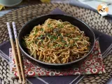 Rețetă Wok cu tăitei chinezești (legume și proteine ​​​​de soia texturate)