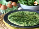Rețetă Omletă cu spanac, un preparat vegetarian ușor și delicios