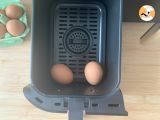 Etapa 1 - Ouă fierte tari la Air fryer