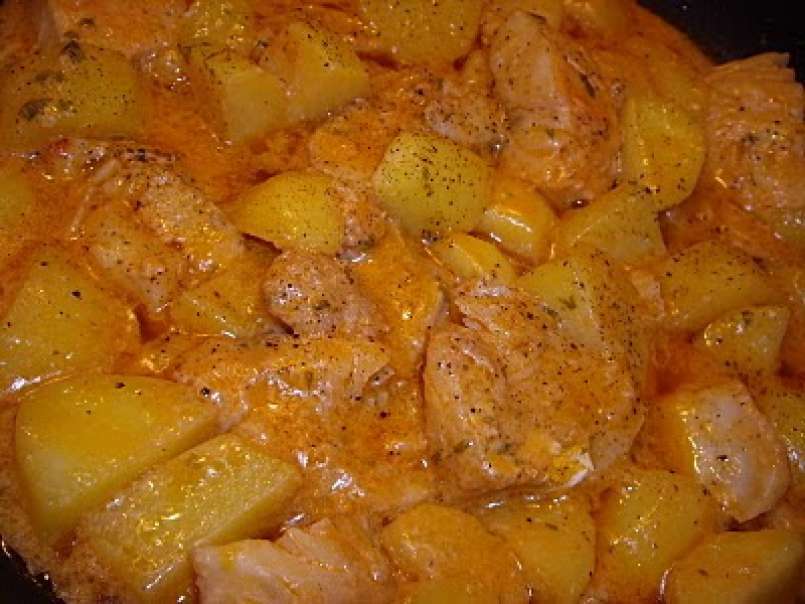 Baccalà con le patate/Peste cod cu cartofi