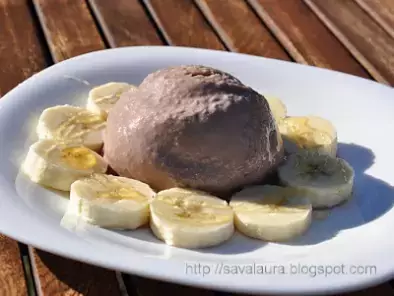 Banane cu inghetata de cacao