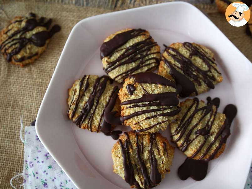 Biscuiți cu okara (fulgi de ovaz) și ciocolată - poza 2