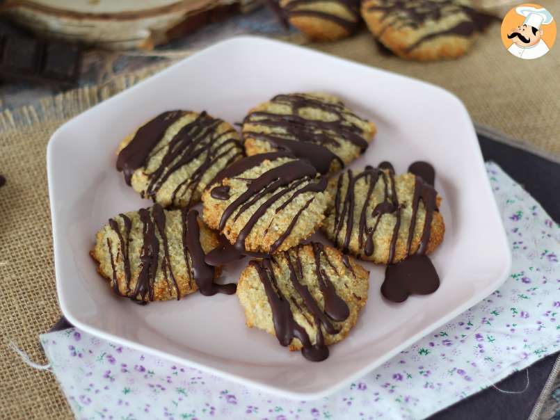 Biscuiți cu okara (fulgi de ovaz) și ciocolată - poza 3