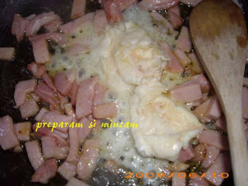 Bucatini cu prosciutto cotto si gorgonzola - poza 4