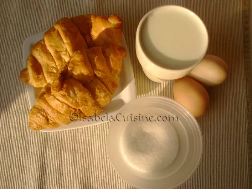 Budinca de croissante caramelizata - poza 2