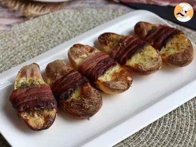 Cartofi copți și acoperiți cu bacon afumat - poza 2