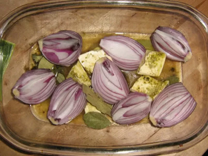 Cartofi si ceapa rosie la cuptor cu otet balsamic - poza 2