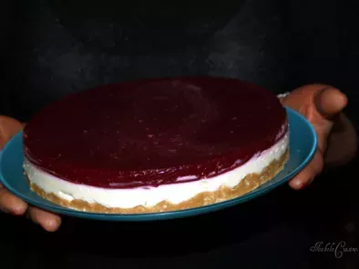 Cheesecake cu gelatina de rodii - poza 3