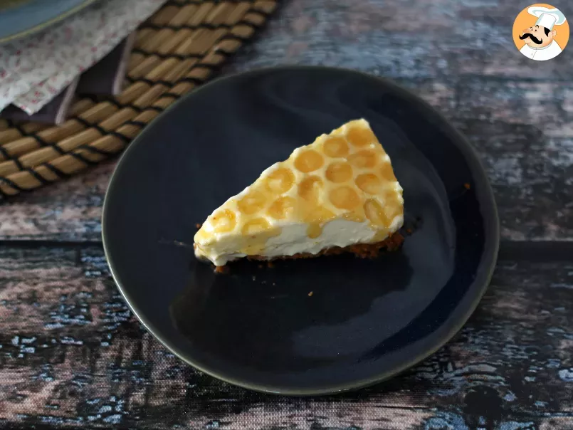Cheesecake fără coacere cu lămâie și miere - poza 2
