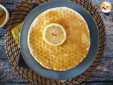 Cheesecake fără coacere cu lămâie și miere - poza 3