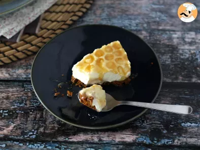 Cheesecake fără coacere cu lămâie și miere - poza 4