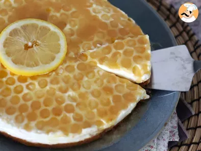 Cheesecake fără coacere cu lămâie și miere - poza 5
