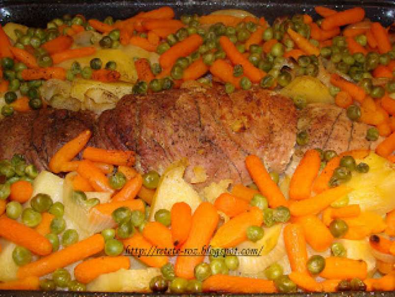 Friptura de porc cu legume la cuptor - poza 11