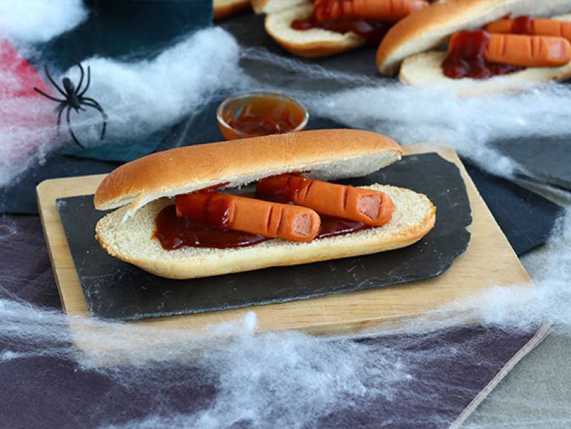 Hot dog de Halloween