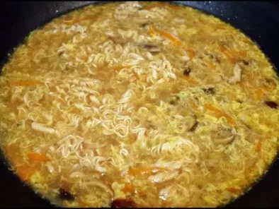 Hot & sour chinese soup - Supa chinezeasca iute-acra - poza 9