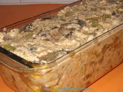 Mancare de vinete cu chec din legume si urda (Montignac) - poza 15