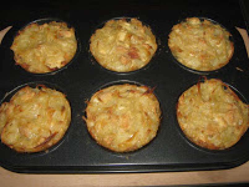 Muffins (briose) sarate cu paste - poza 3