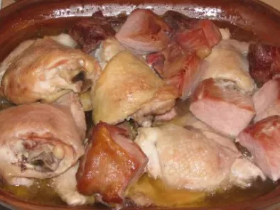 Muschi de porc afumat si pulpe superioare de pui cu legume mexicane si branza - poza 10