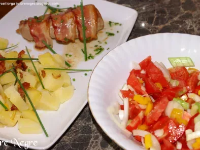 Muschiulet de porc in bacon cu cartofi taranesti - poza 4