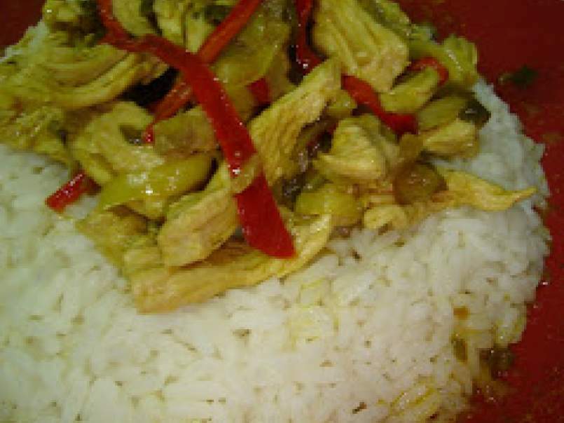 Piept de curcan picant cu orez si curry - poza 2