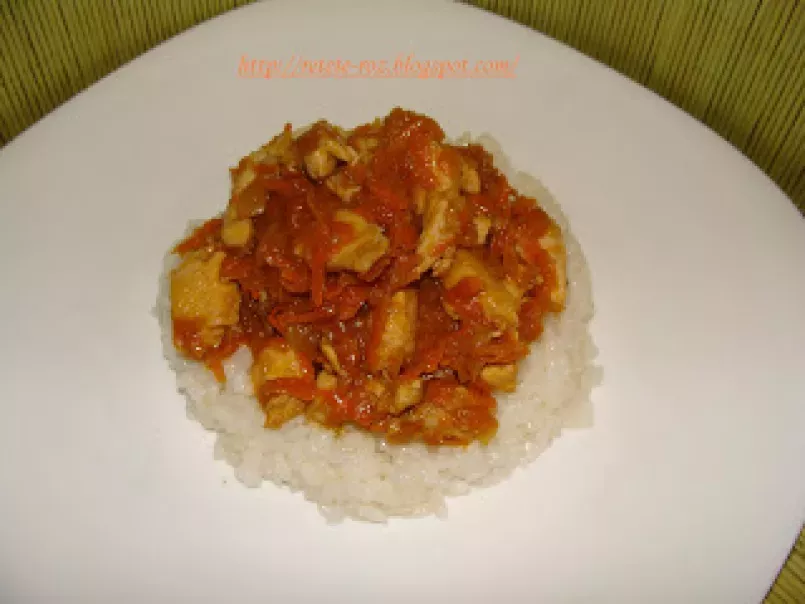 Piept de pui cu legume in wok - poza 5