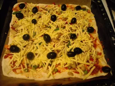 Pizza vegetariana (de post) - poza 2