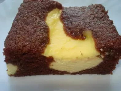 Prajitura cu branza in blat de cacao (Cheesecake)