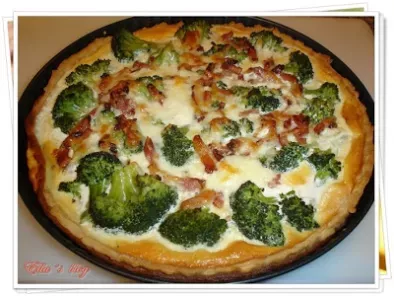 Quiche de bacon si broccoli - poza 6