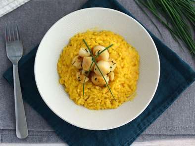 Risotto cu St Jacques si sofran - poza 3