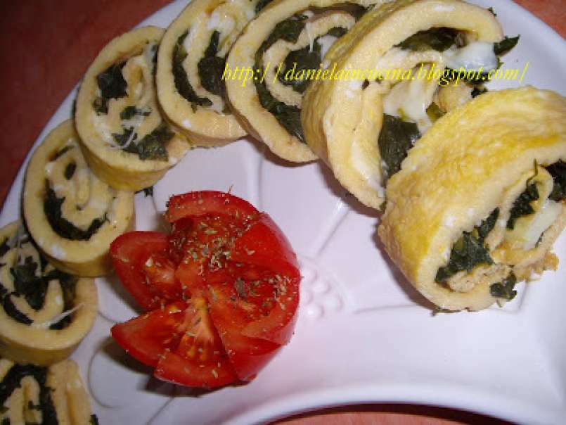 Rulada de spanac cu mozzarella/Rotolo di spinaci con mozzarella - poza 11