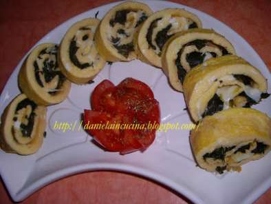 Rulada de spanac cu mozzarella/Rotolo di spinaci con mozzarella - poza 2
