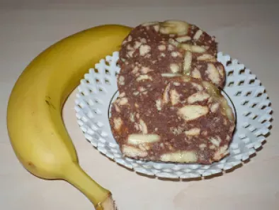 Salam de biscuiti cu banana