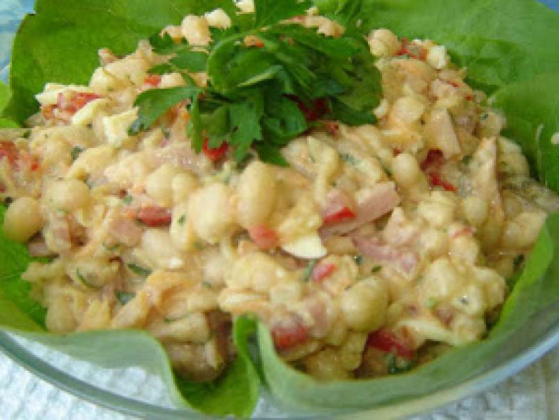 Salata de fasole boabe cu maioneza - poza 4