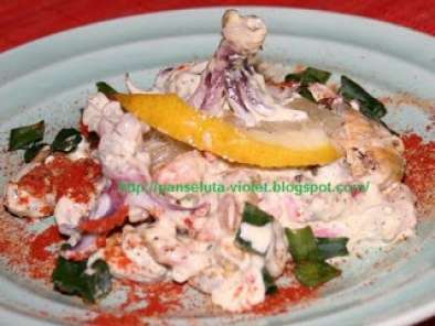 Salata de fructe de mare cu maioneza - poza 2
