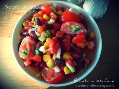 Salata de legume cu dressing de iaurt - poza 2