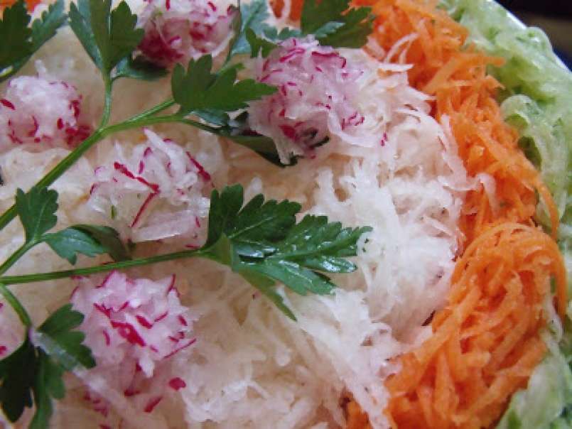 Salata de morcov si ridiche (carrot and radish salad)