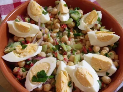 Salata de naut si ou(chickpea &egg salad) - poza 2