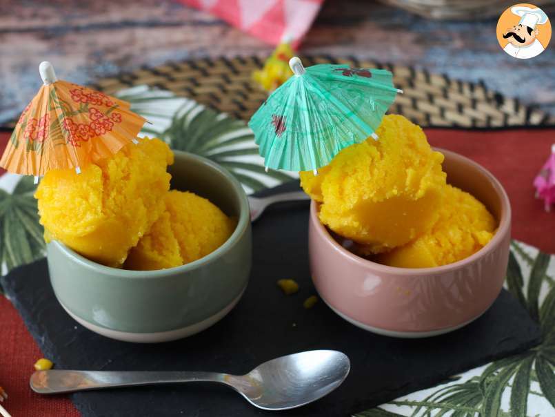 Sorbet de lime mango cu doar 3 ingrediente! - poza 3