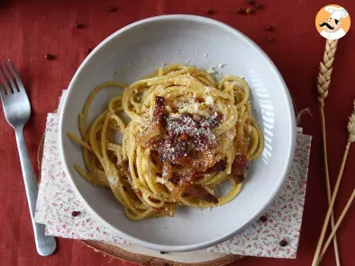 Spaghetti alla carbonara, rețeta cremoasă explicată pas cu pas - poza 6