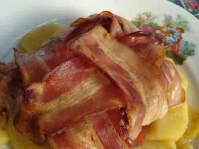Spata de porc cu bacon impletit - poza 3
