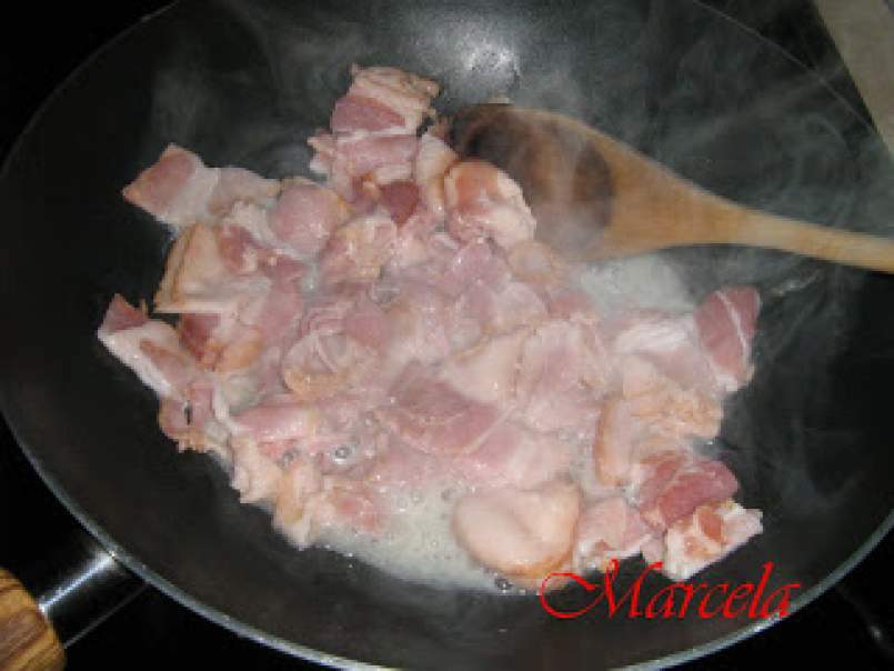 Sufleu de zuchinni cu bacon si parmezan la cuptor - poza 4