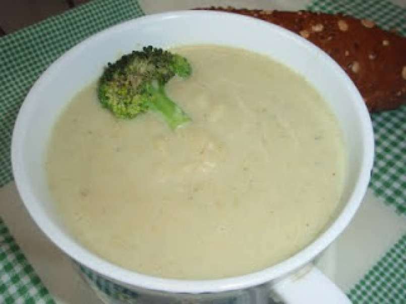 Supa crema de conopida si broccoli - poza 3