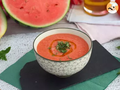 Supa rece de pepene si rosii