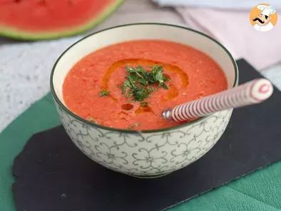 Supa rece de pepene si rosii - poza 2