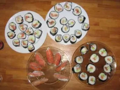 Sushi cu somon afumat