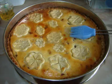 Tarta cu branza dulce si stafide/ Cheese tart - poza 7
