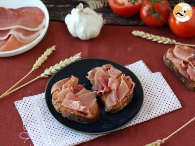 Tartine cu tomate și jambon serrano - poza 4